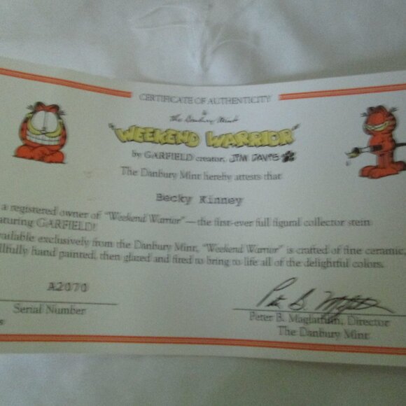 Garfield "Weekend Warrior" Stein - Picture 7 of 8